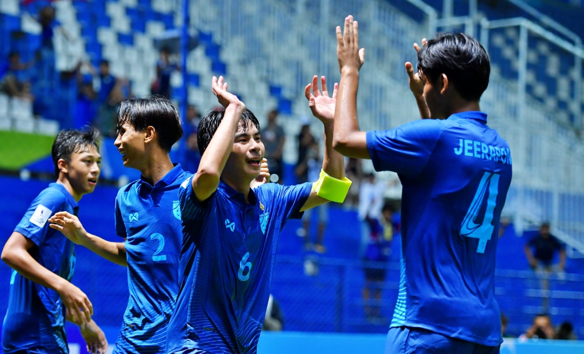 Xác định 8 đội vào tứ kết U17 châu Á 2023: U17 Thái Lan sánh ngang U17 Nhật Bản
